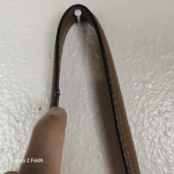 Vera Bradley Crossbody Shoulder Bag Beige Nylon Brown Strap Adjustable Medium - Picture 6 of 16